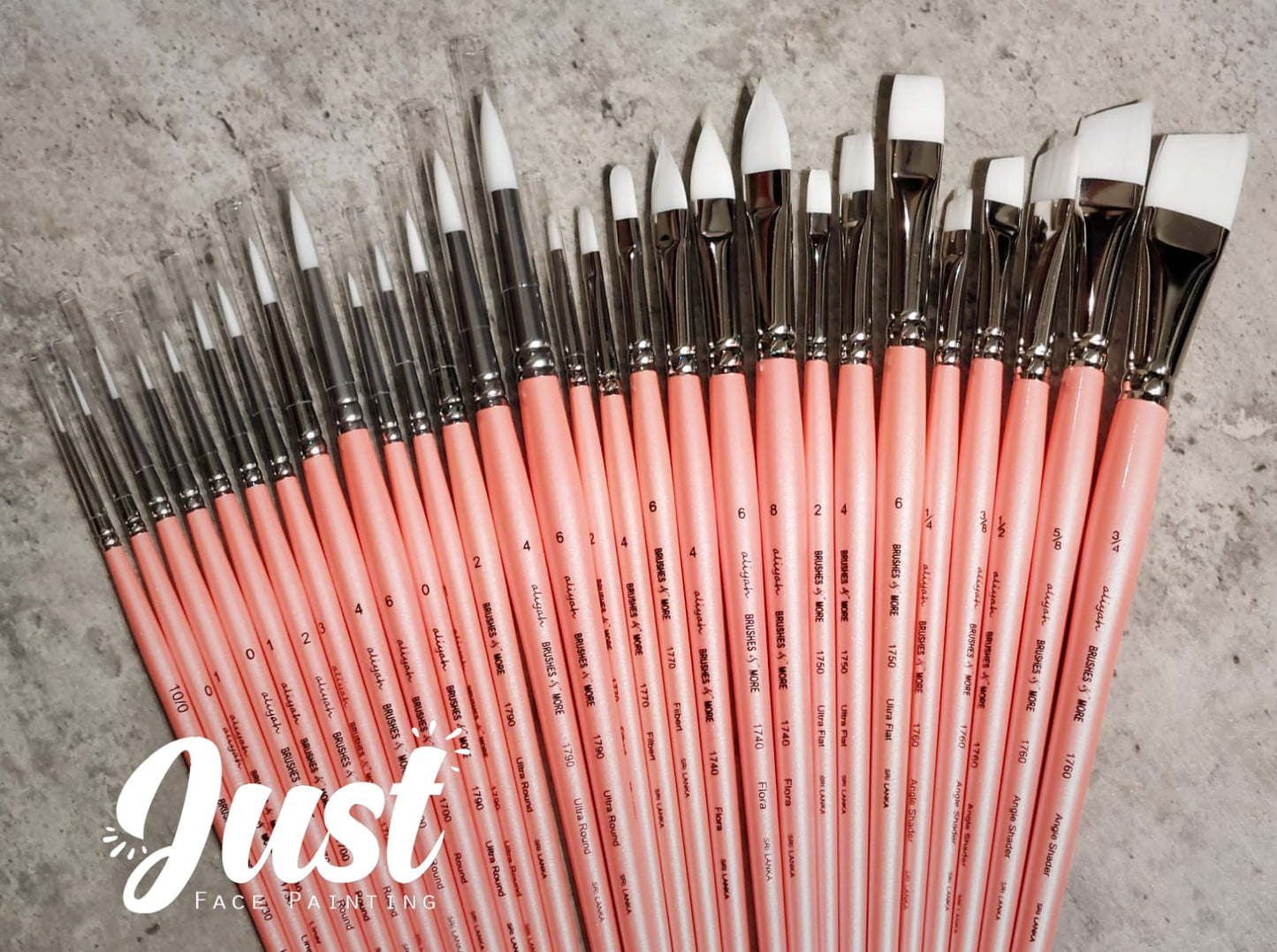 Aliyah 1700 Round White Taklon Brush