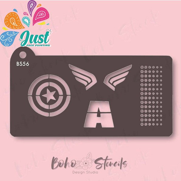 BOHO Stencils - BS056 American Hero