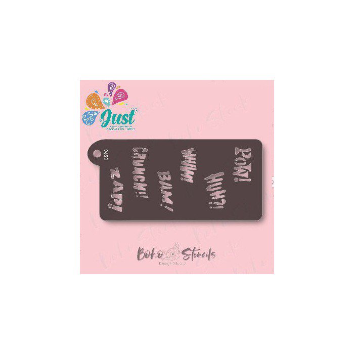 BOHO Stencils - BS0098 POW
