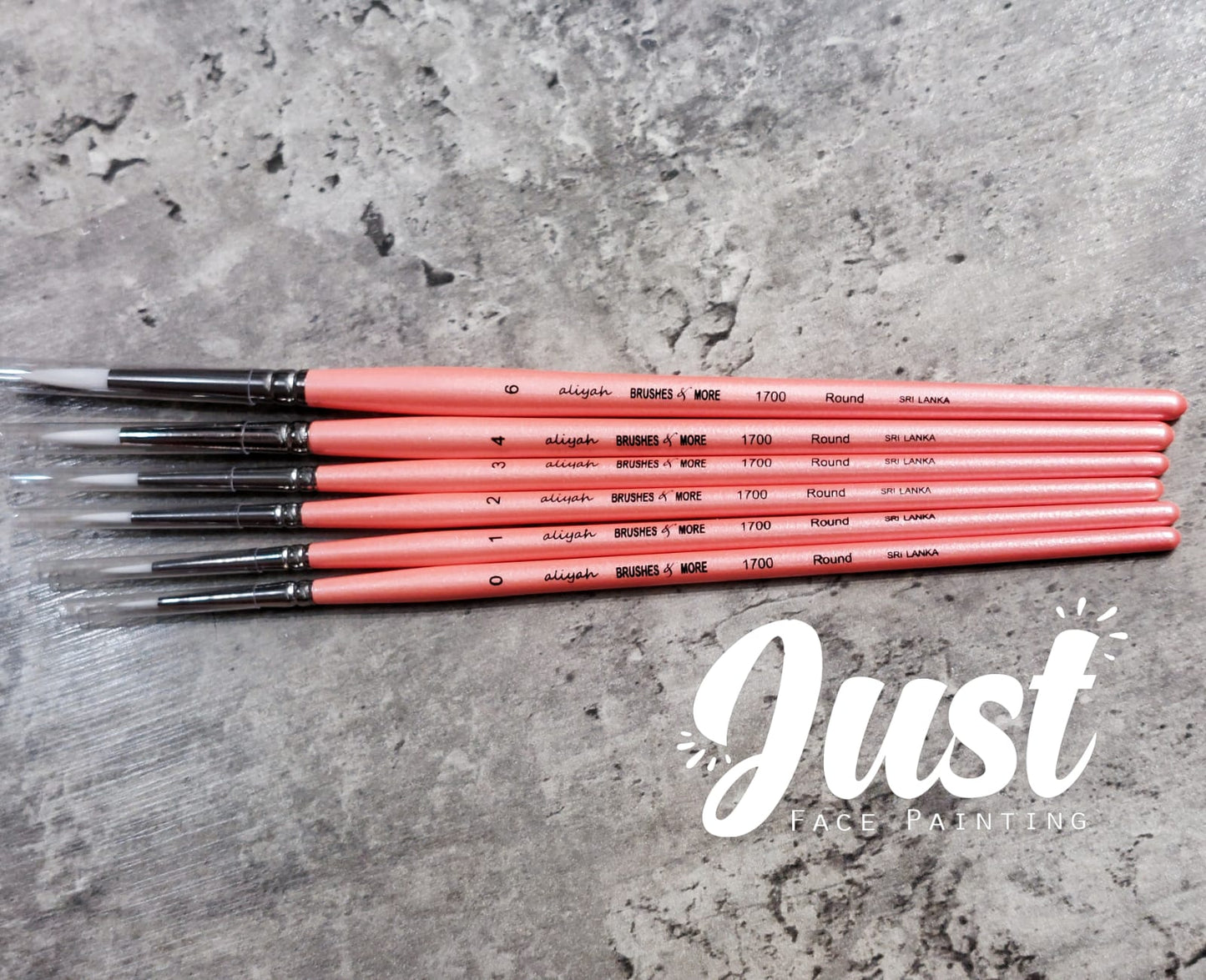 Aliyah 1700 Round White Taklon Brush