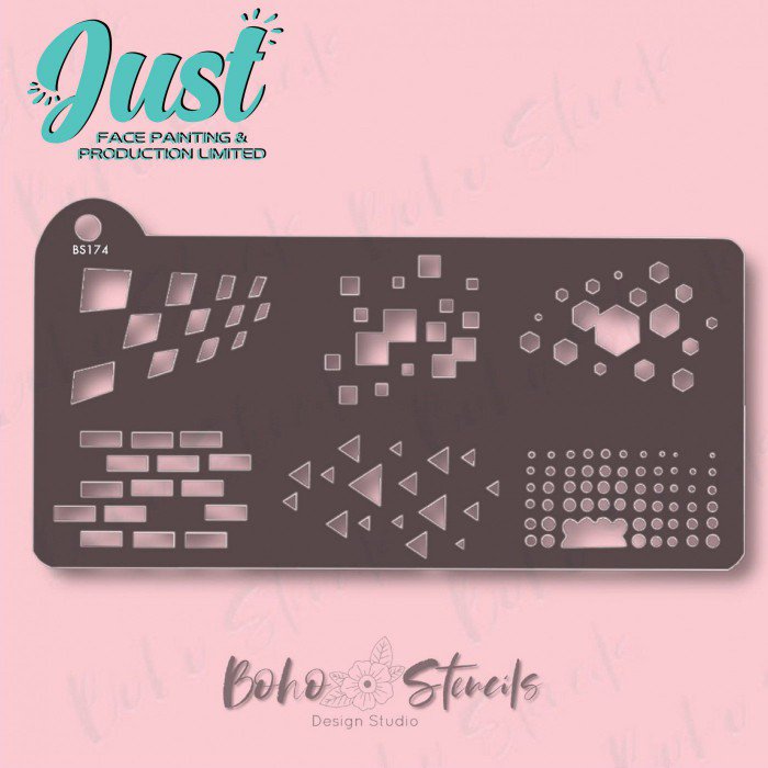 BOHO Stencils - BS0174 Square Pattern