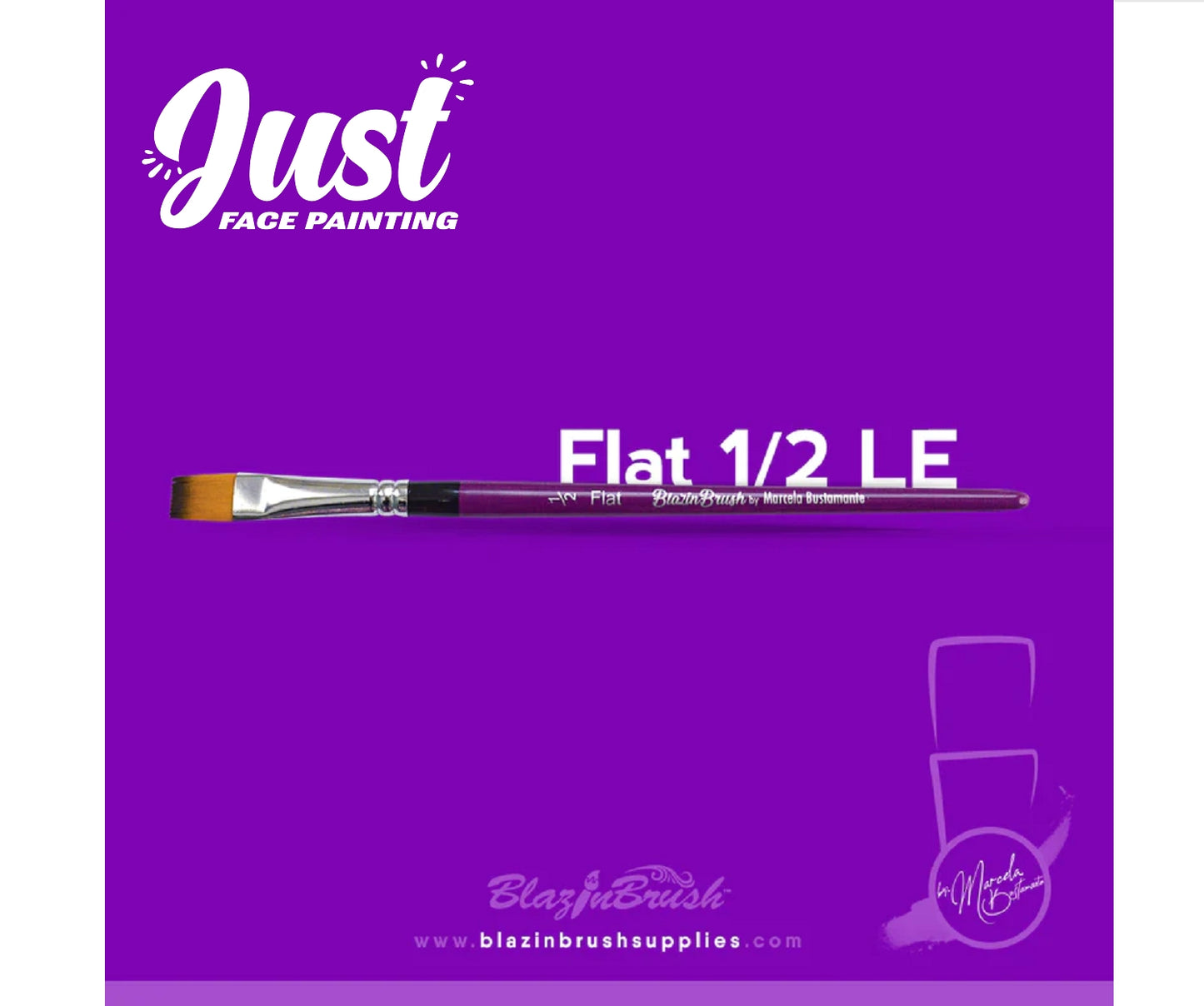 Blazin Brush - Flat 1/2 -LE