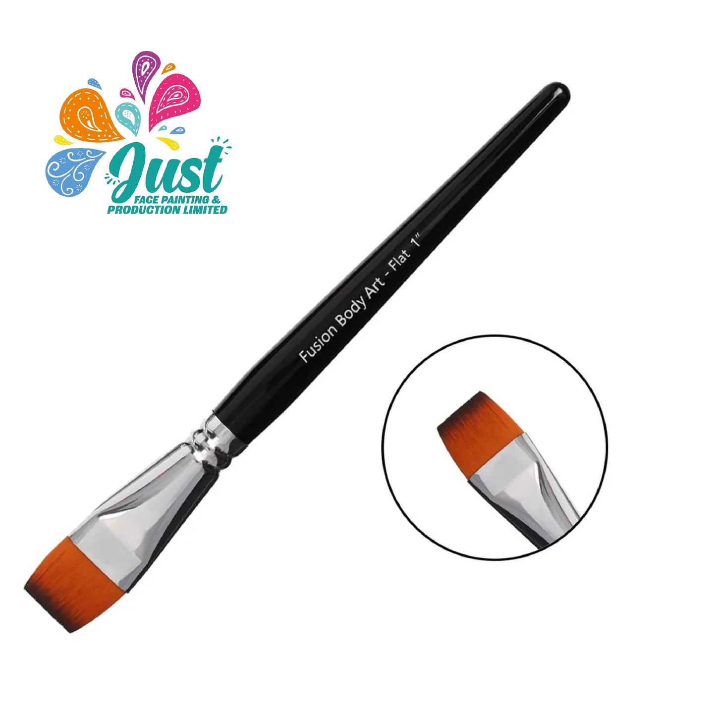 Fusion brush - FUSION BODY ART BRUSH 1 INCH FLAT