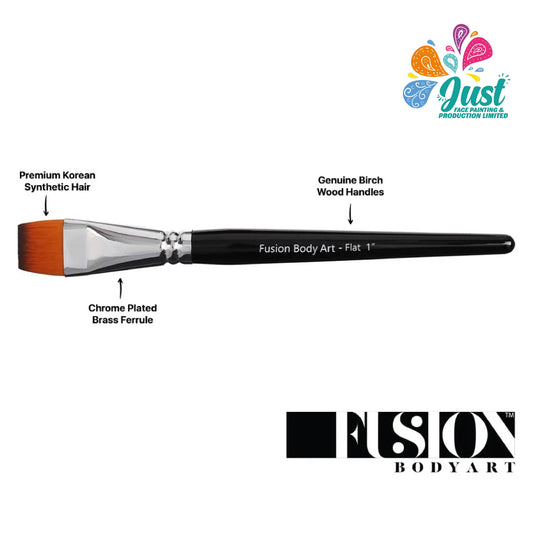 Fusion brush - FUSION BODY ART BRUSH 1 INCH FLAT