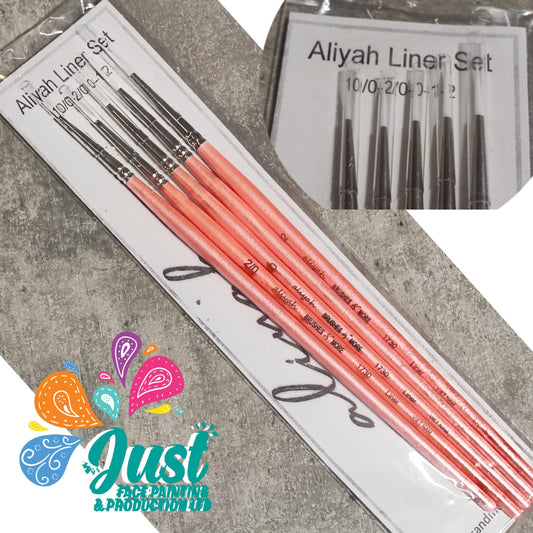 Aliyah 1730 Liner White Taklon Brush (1pc / set - 5pcs)  (linework recommend)