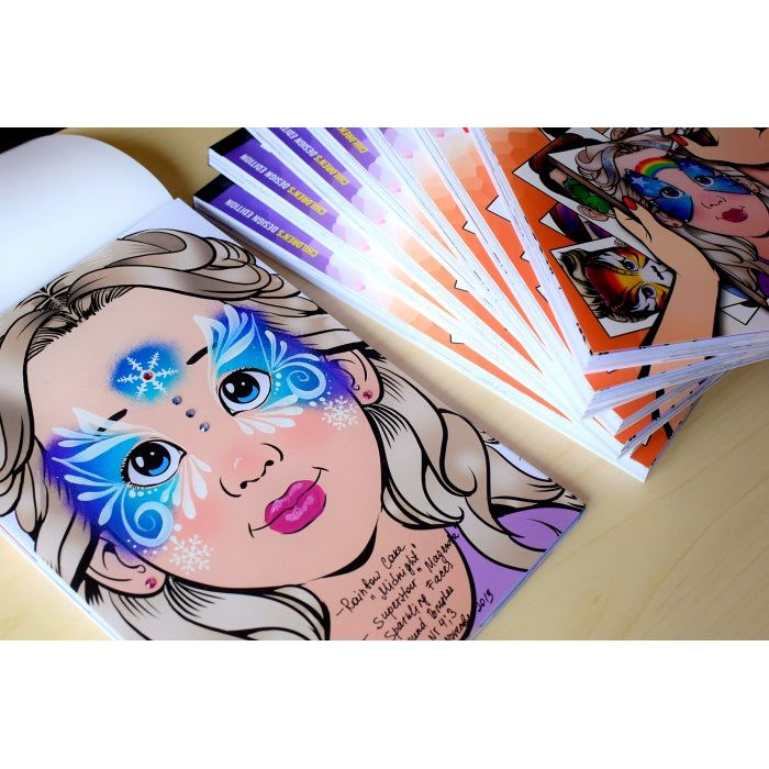 The ultimate face painting practice block - (Adult edition)