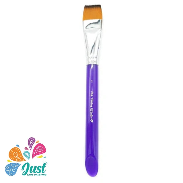 Art Factory Brush - Art Factory Studio | Acrylic Handle - 1 Inch Flat Brush