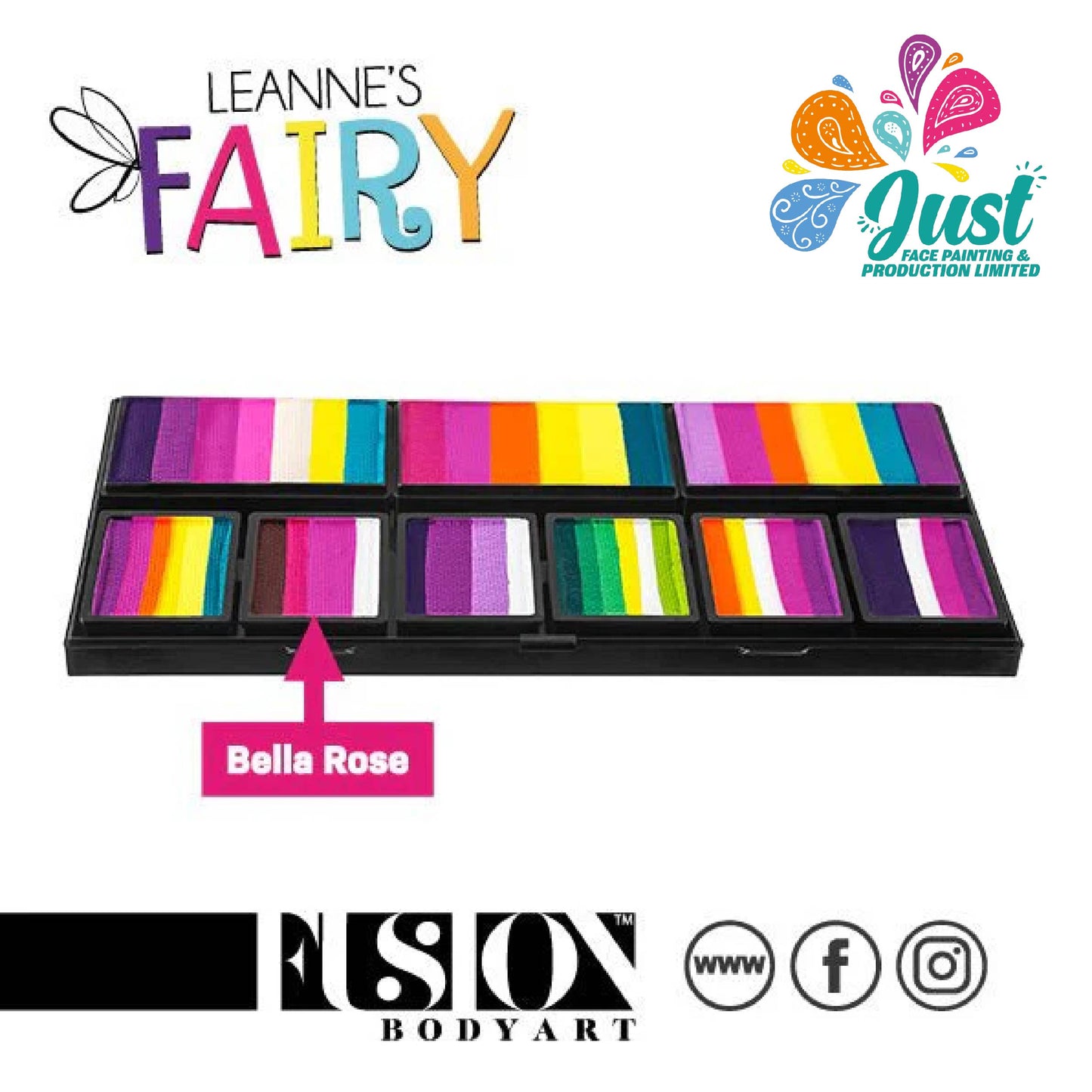 Fusion Split Cake - Leanne's collection - Bella Rose (10g / 30g)