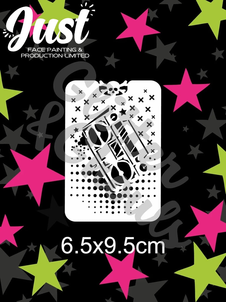 Glitter & Ghouls Stencils - Boombox Graffiti