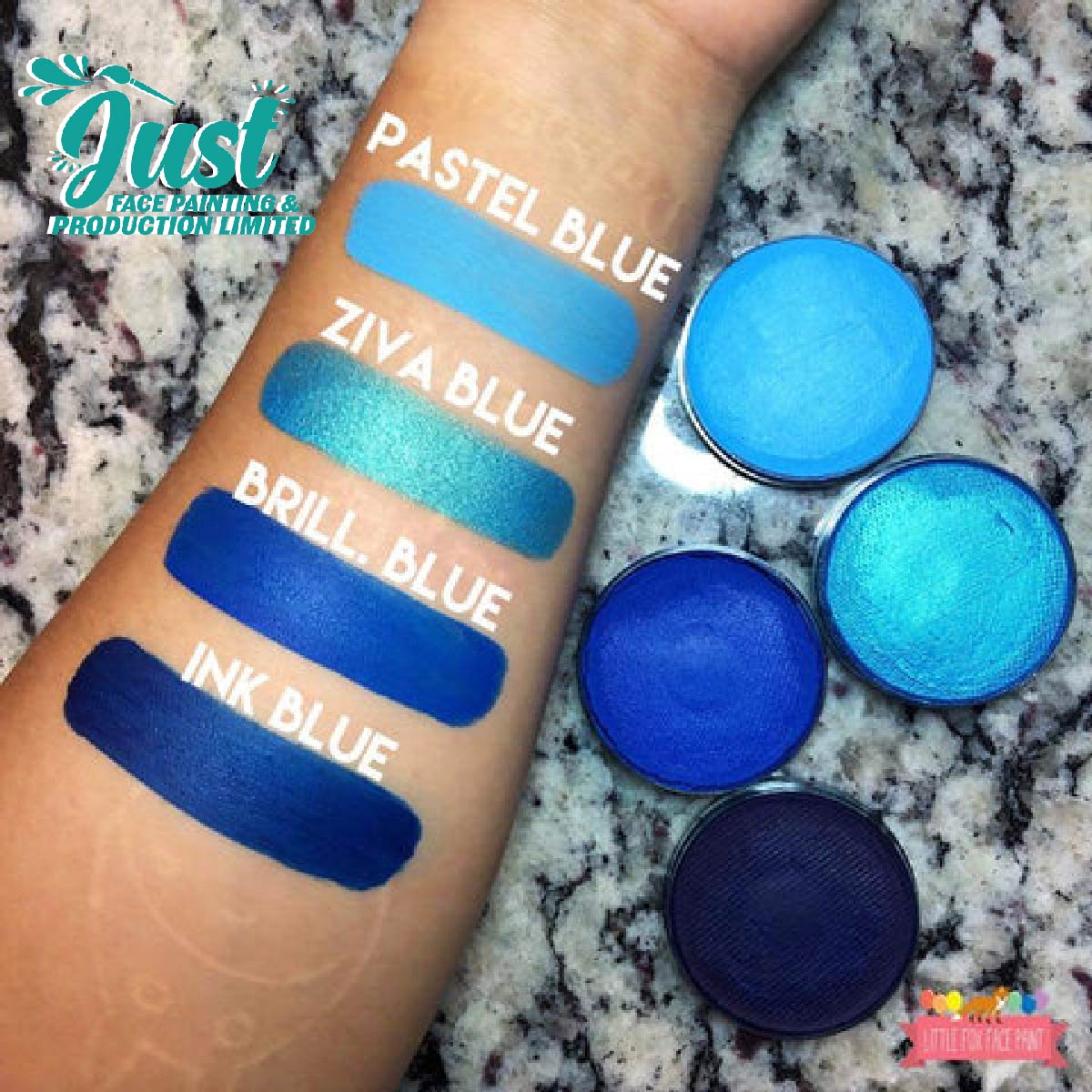 Superstar - Aqua Face- and Bodypaint 45G - "NEW" Brilliant Blue