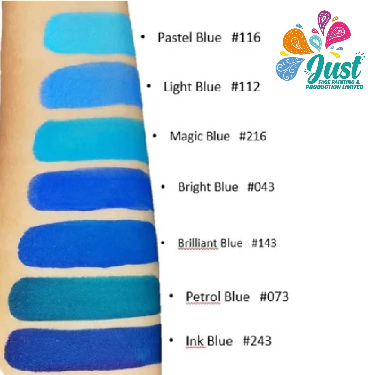 Superstar - Aqua Face- and Bodypaint 45G - "NEW" Brilliant Blue