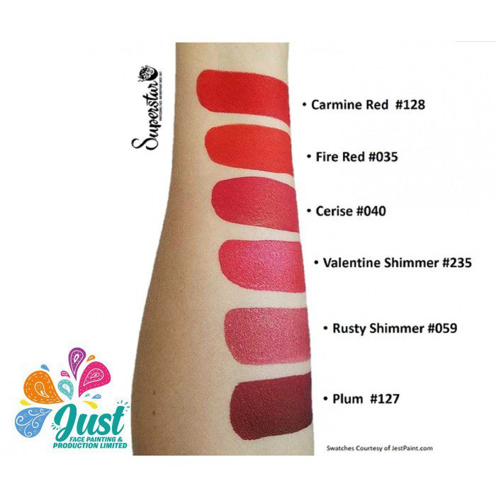 Superstar - Aqua Face- and Bodypaint 45G - Carmine Red