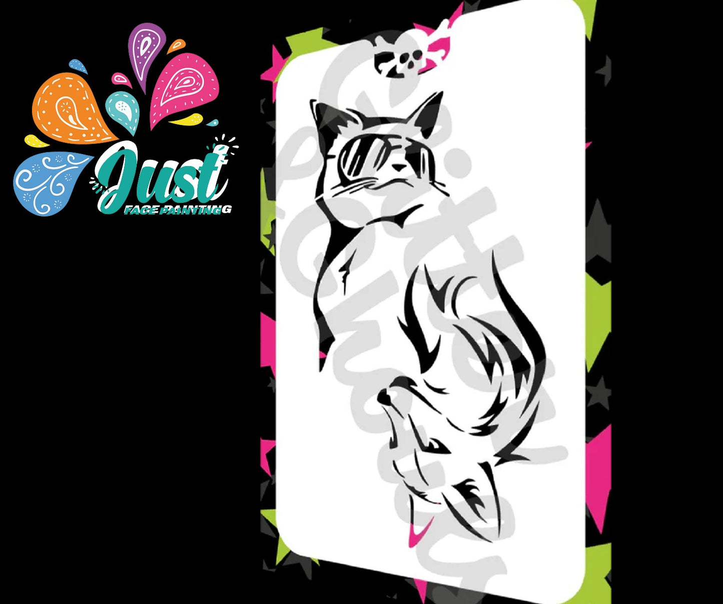 Glitter & Ghouls Stencils - Cool Critters