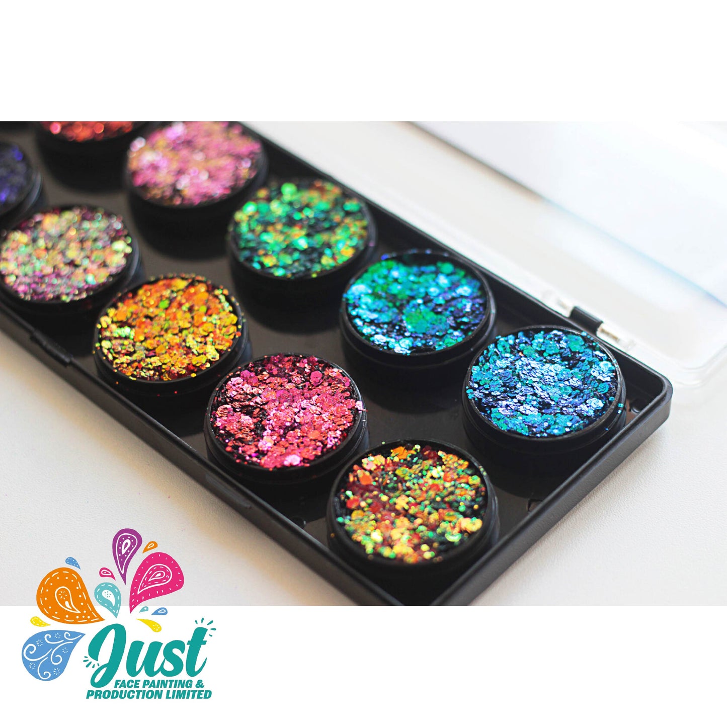 Unicorn Glitter Cream Palette - Аквагрим Unicorn Face Painting - "Star Dust" Unicorn 12*10 ml