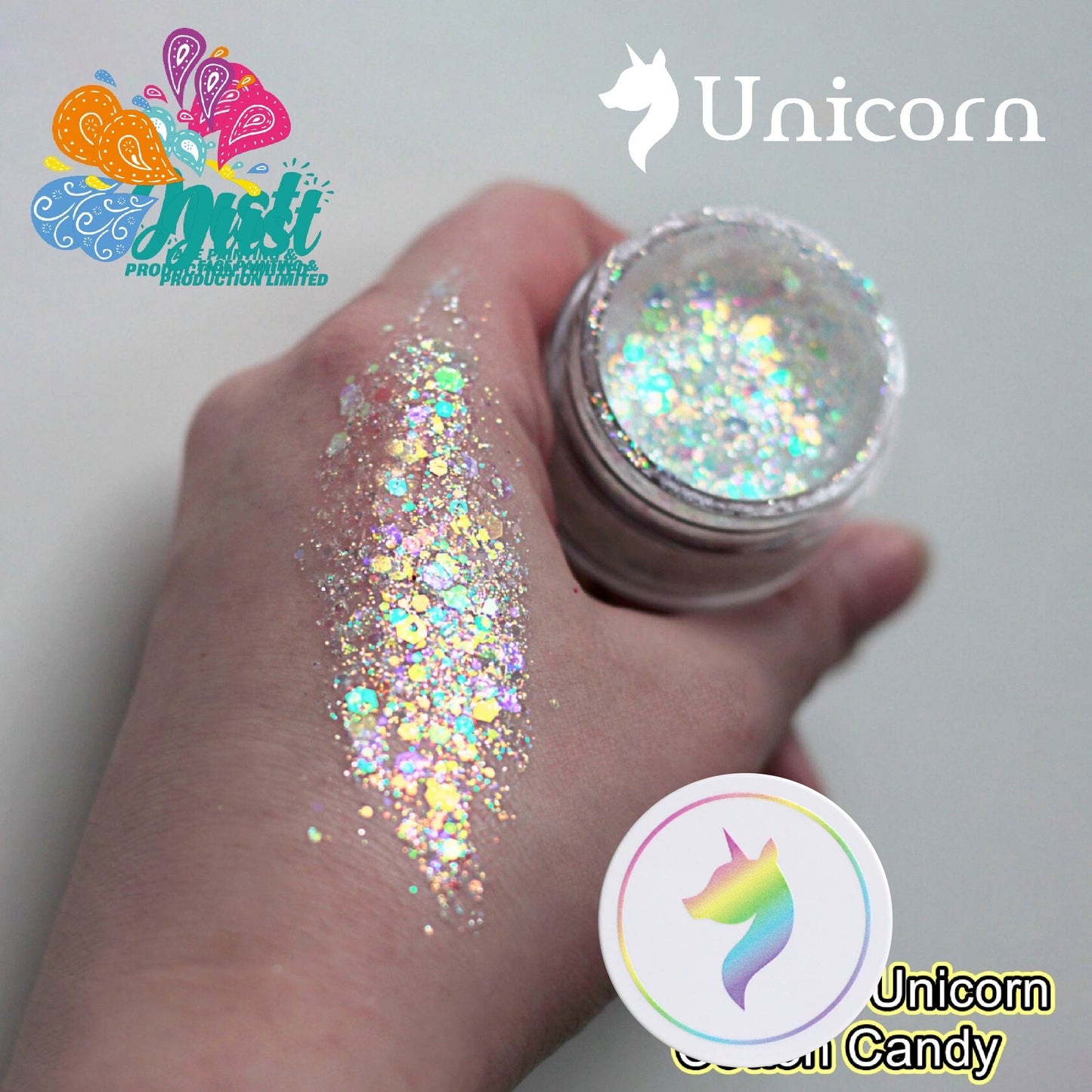Unicorn Glitter - Cream-Glitter Unicorn - Cotton Candy FS01