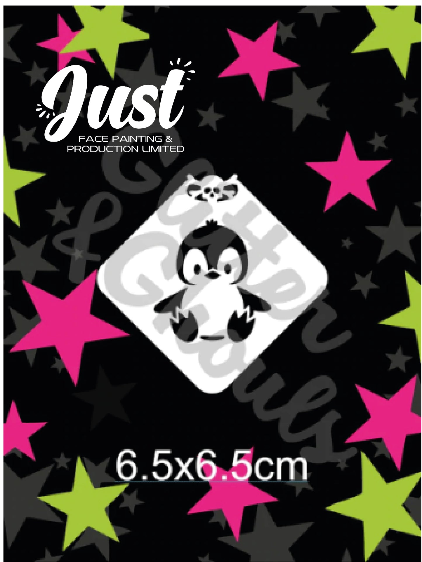 Glitter & Ghouls Stencils - Cutie Penguin mini