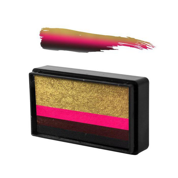 Sillyfarm BRUSH CAKE - FAIRY BLOSSOM Natalee Davies' Gold Collection Arty Brush Cake