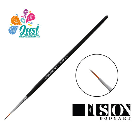 Fusion brush - FUSION BODY ART BRUSH - FINE LINER DETAIL ROUND BRUSH 2/0