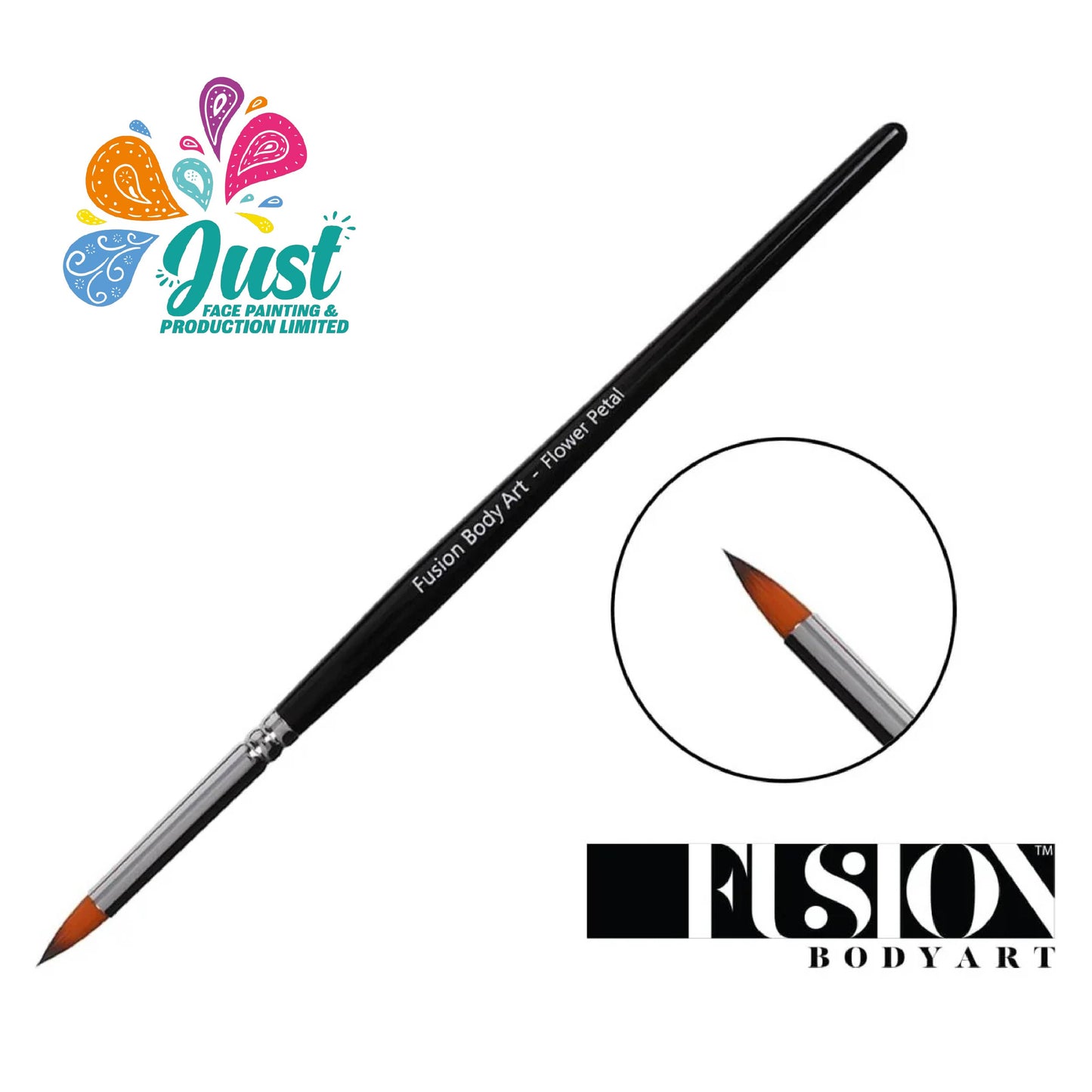 Fusion brush - Professional Face Paint Brush - Flower Petal