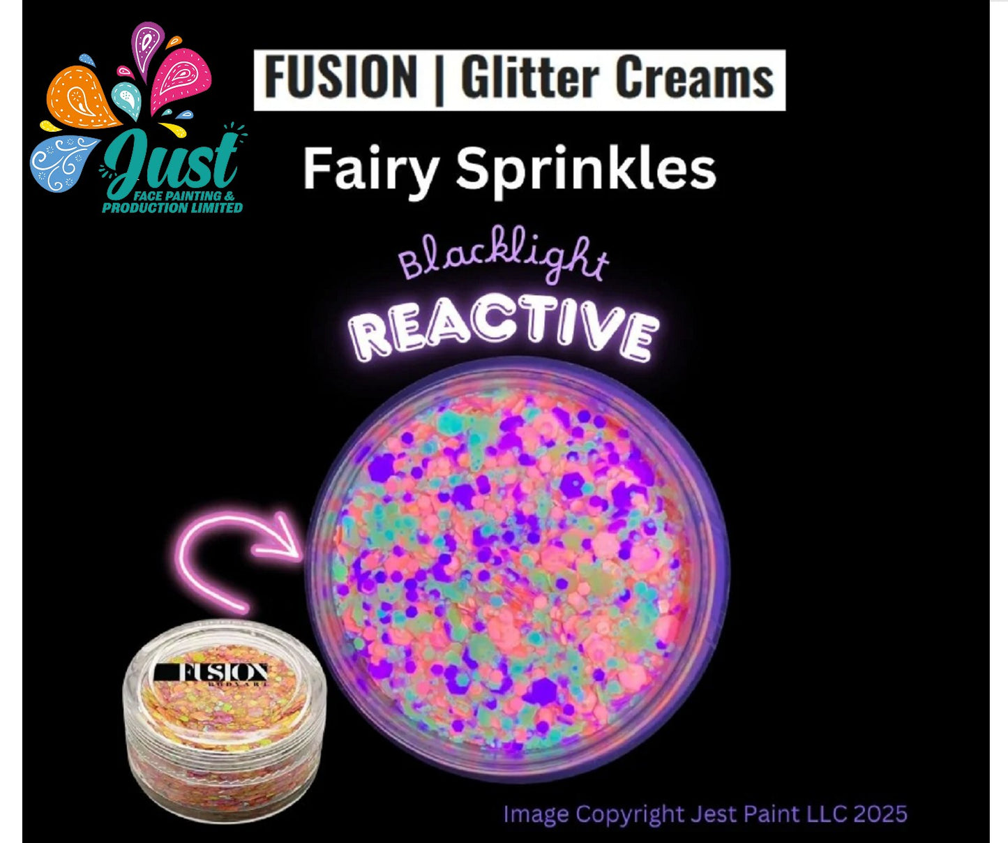 Fusion Body Art | Glitter Cream - Fairy Sprinkles 10mL (UV effect)