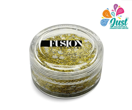 Fusion Body Art | Glitter Cream - Golden Rays 10mL