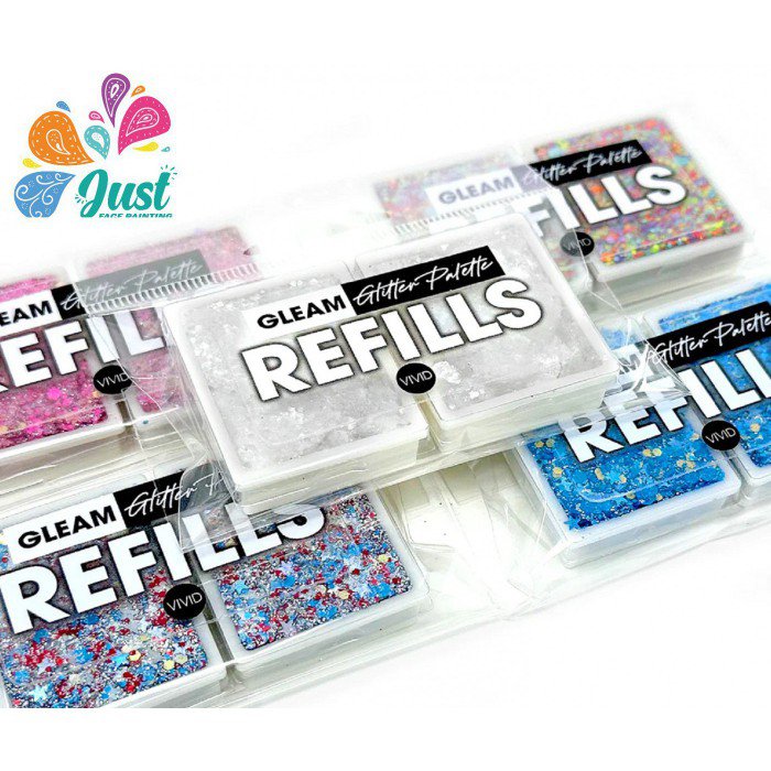 Vivid Glitter Glitter Cream - REFILLS for Glitter Cream Palette - Festivity