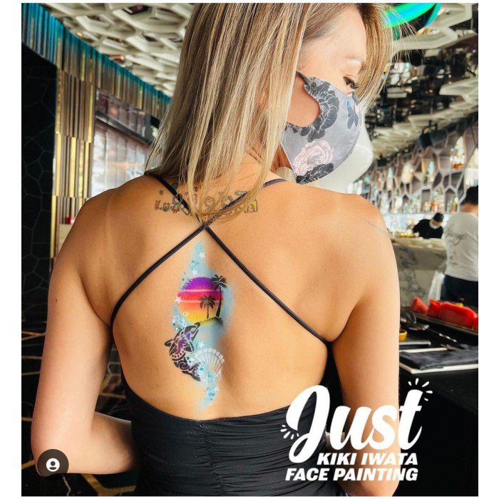 Just Stencils - Hawaii Sunset