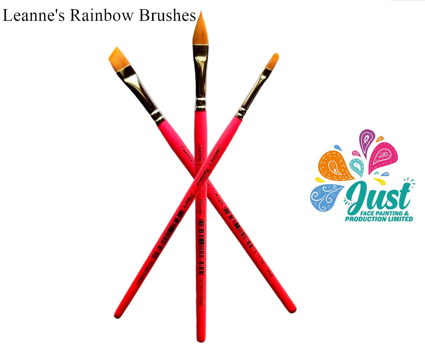 Fusion brush - LEANNE'S RAINBOW - 1/4 inch Filbert (1 pc)