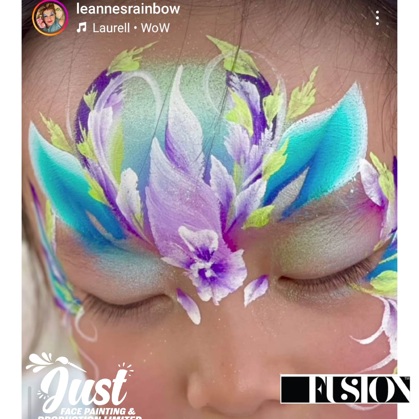 Fusion Spectrum Palette - Leanne's Rainbow Flower Palette