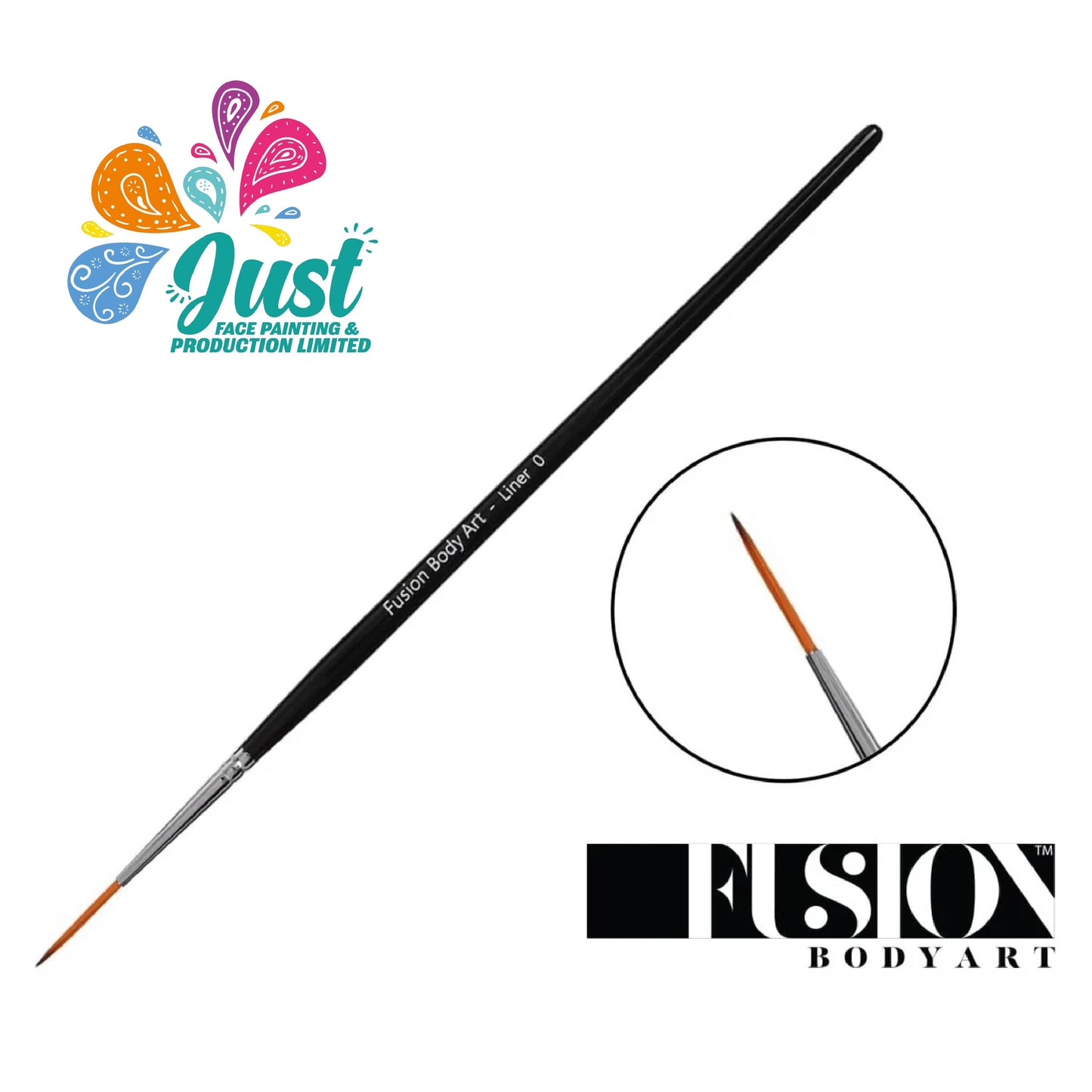 Fusion brush - FUSION BODY ART BRUSH - LINER BRUSH 0