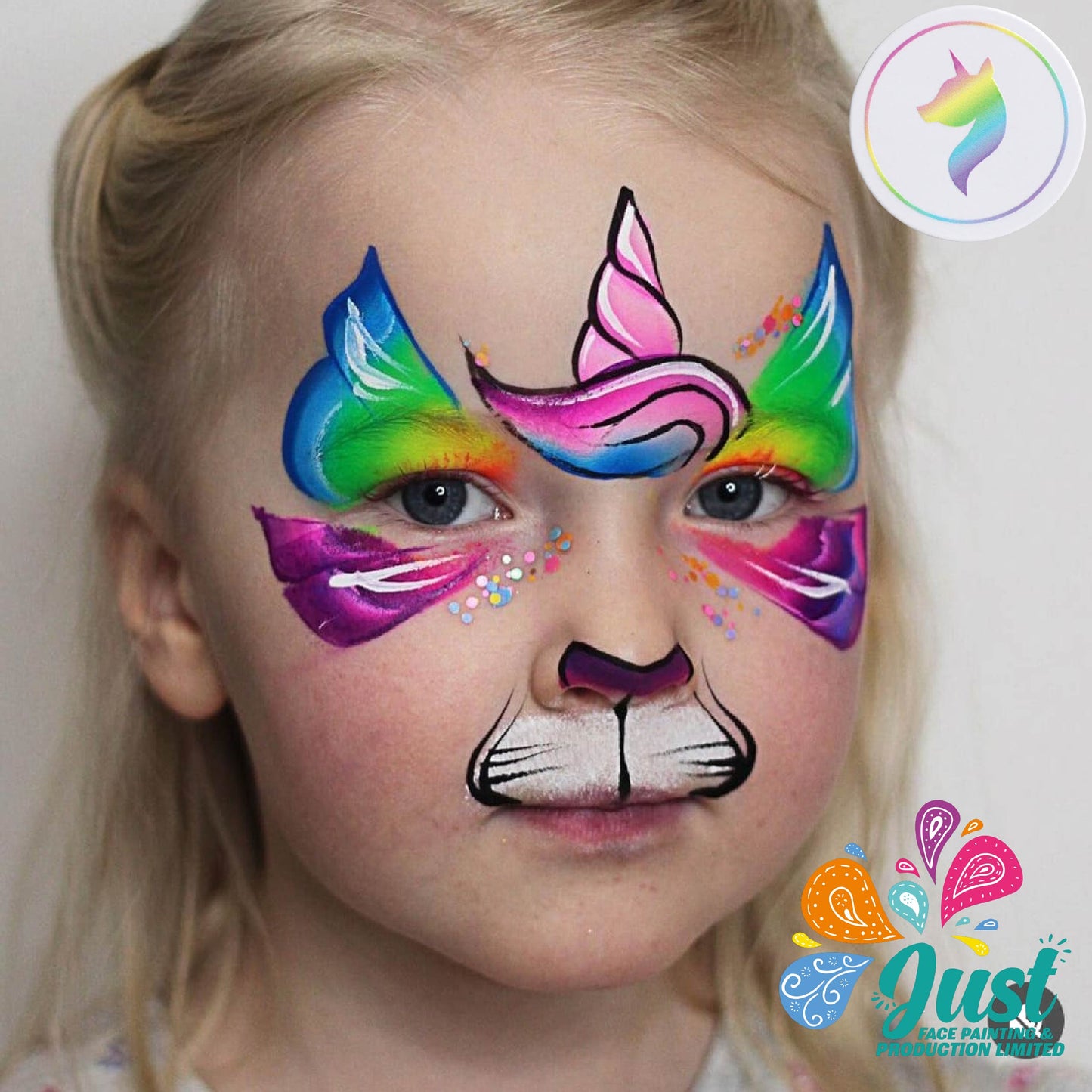 Unicorn Split Cake 50g - Аквагрим Unicorn Face Painting Lollipops