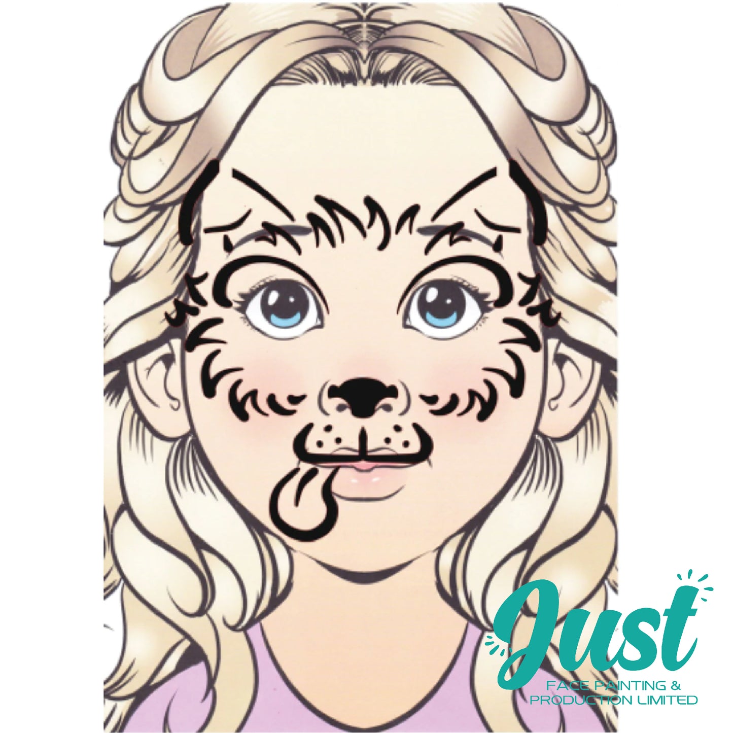 Glitter & Ghouls Stencils - Mask set puppy