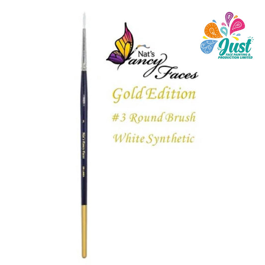Fusion brush - Natalee Davies's Gold Edition Brush #3 Round