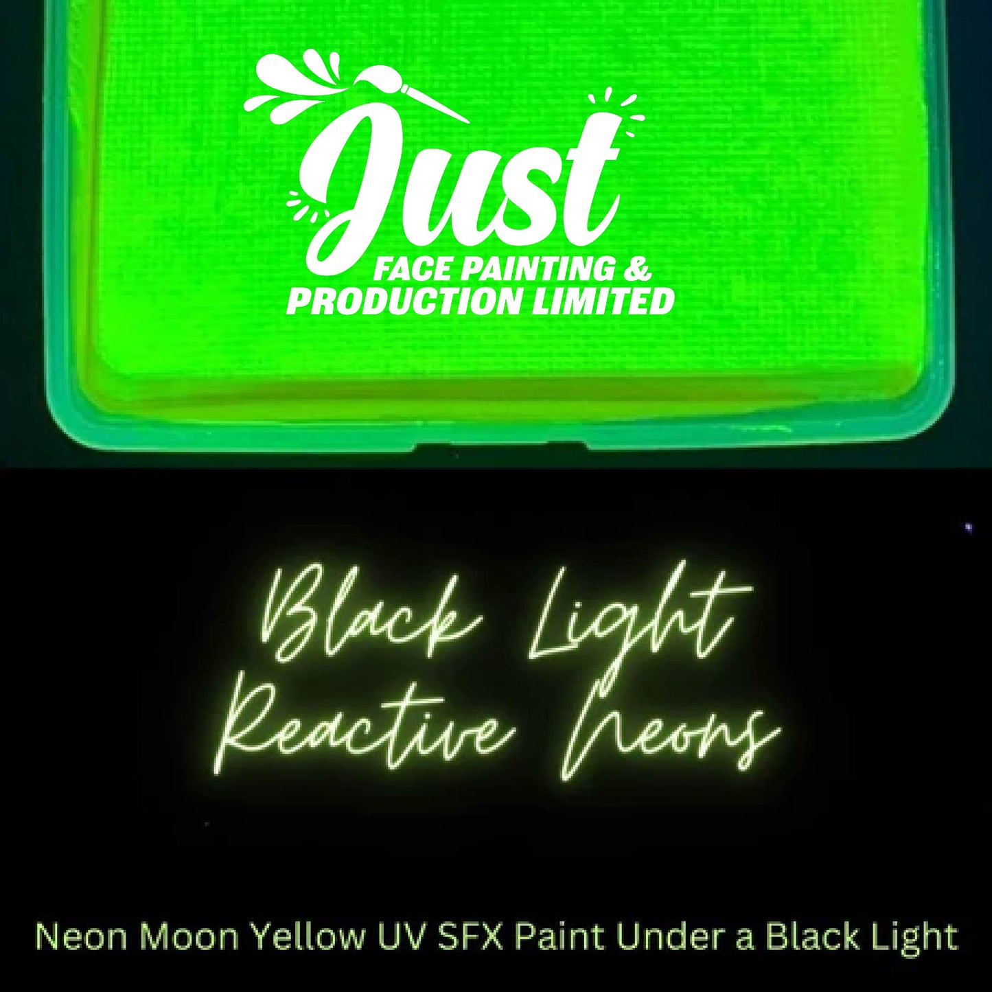 GTX Face Paint - Moon Yellow - NEON - 60 g (UV effect)