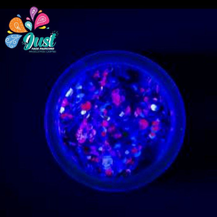 Essential Glitter Balm - PURPLE PETALS (10g) - UV effect