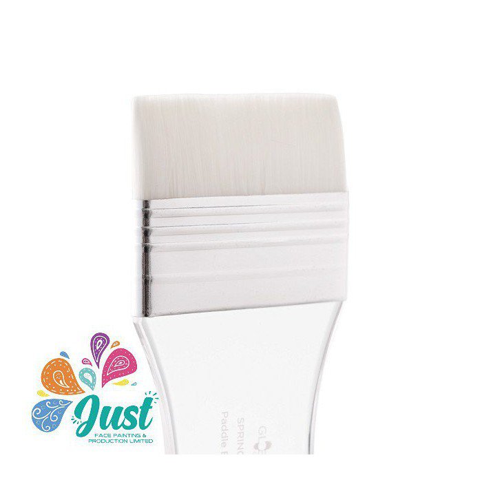 Global Brush - Paddle ?€? 6.5cm Springback Artist & BodyArt Paint Brush