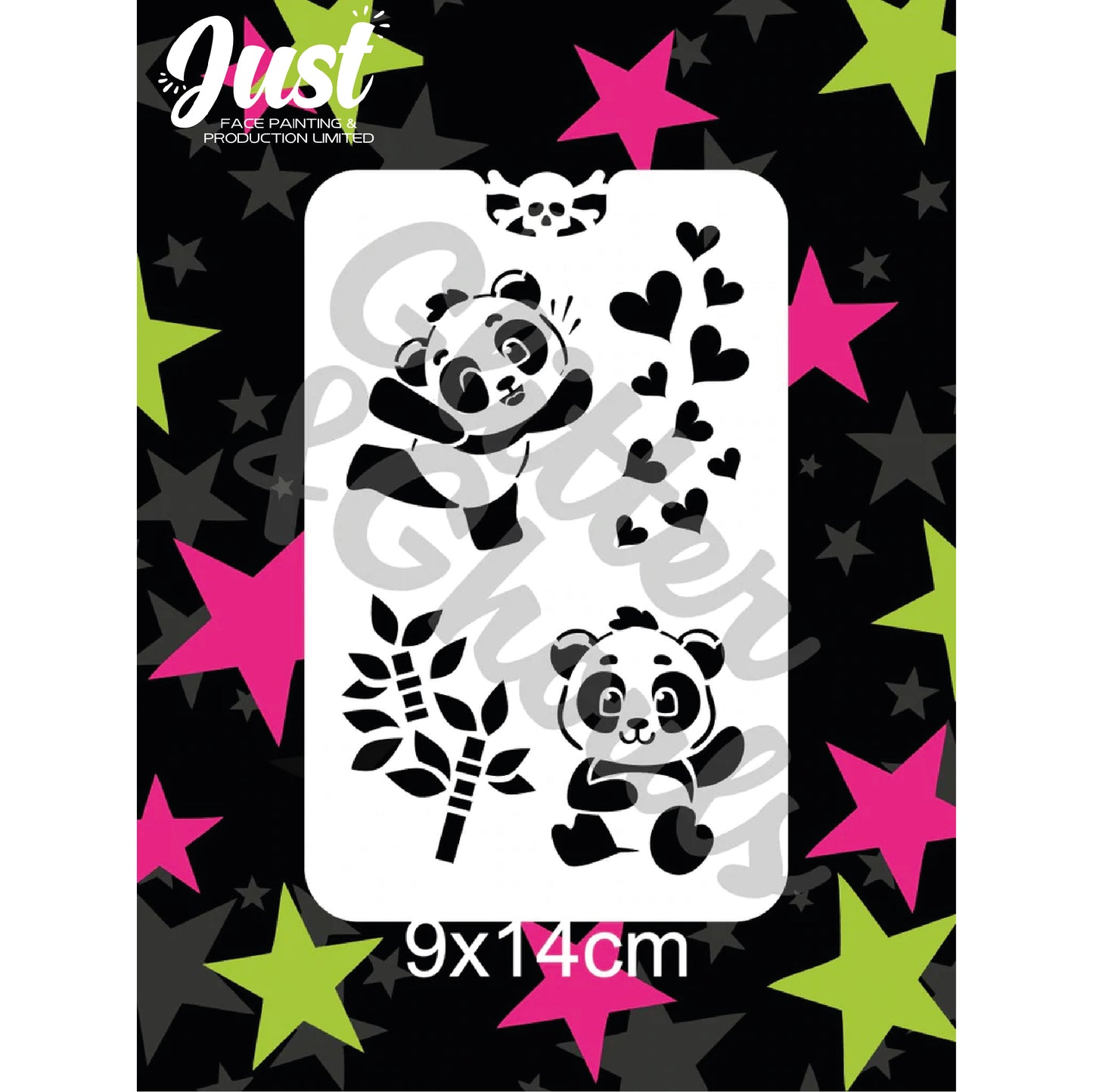 Glitter & Ghouls Stencils - Panda Playtime