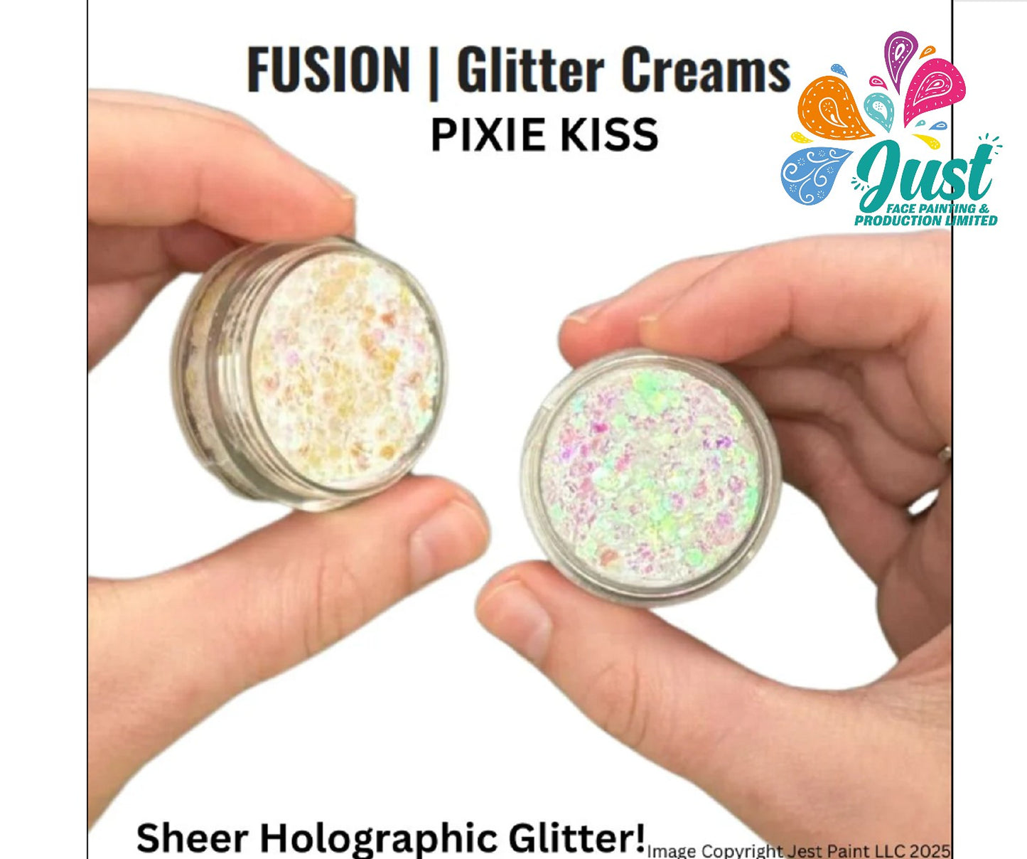 Fusion Body Art | Glitter Cream - Pixie Kiss 10mL (UV effect)
