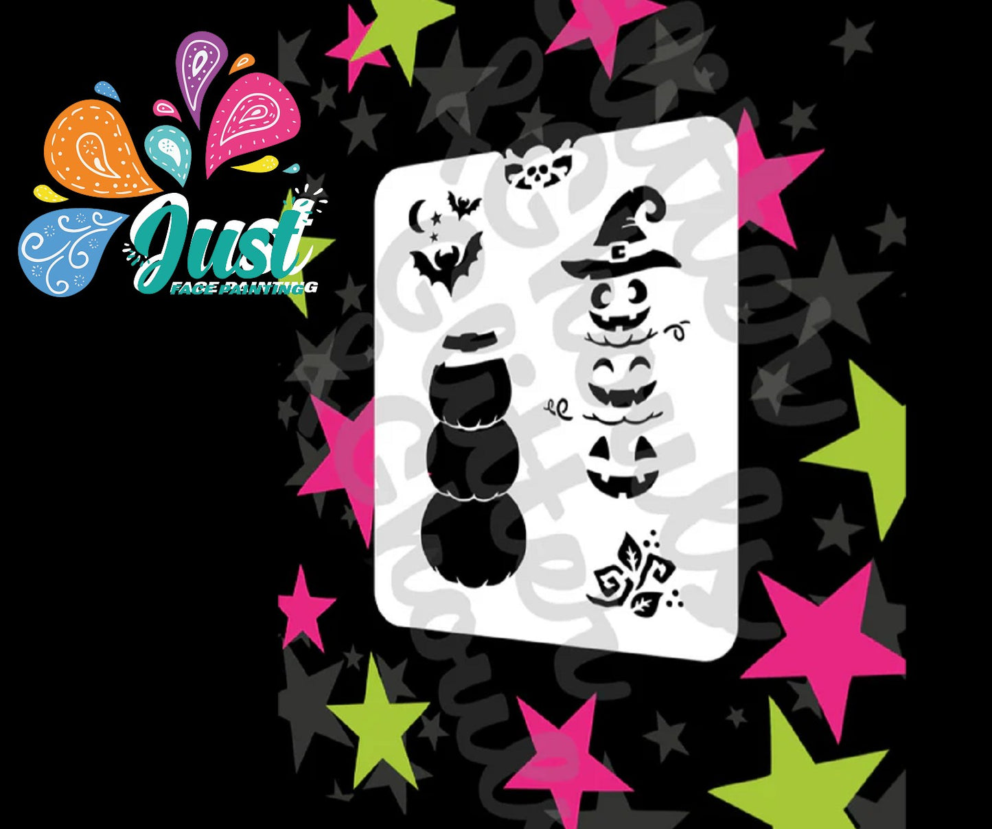 Glitter & Ghouls Stencils - Pumpkin Stack