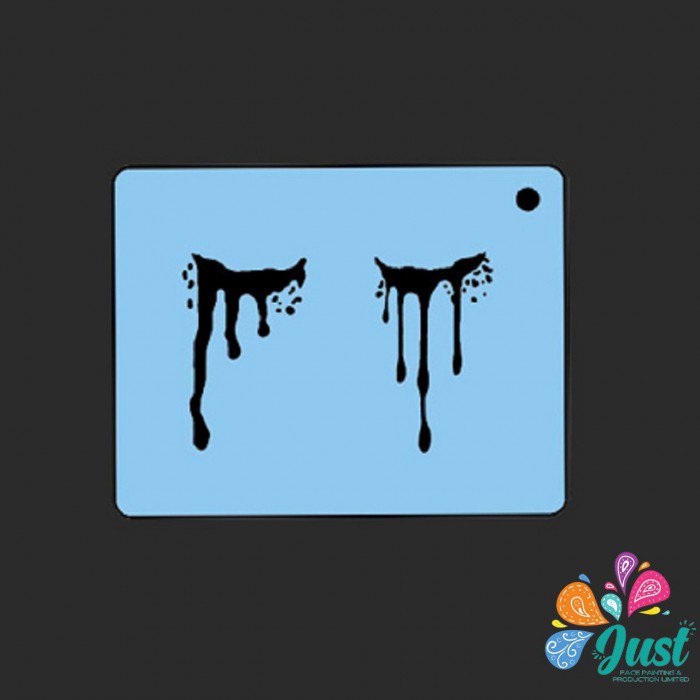 Proaiir Stencils - QEZ 051- Bloody Eyes Stencil