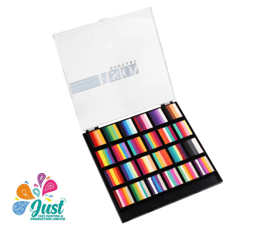 Fusion One Stroke & Glitter Cream Palette - Rainbow Paradise