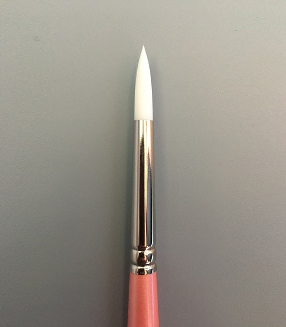 Aliyah 1700 Round White Taklon Brush