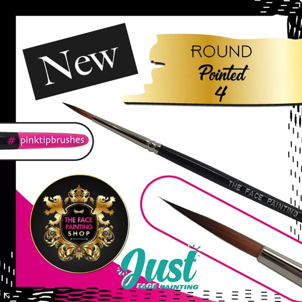The Face Painting Shop @ Round Pointed Brush (#2, #4, #6)