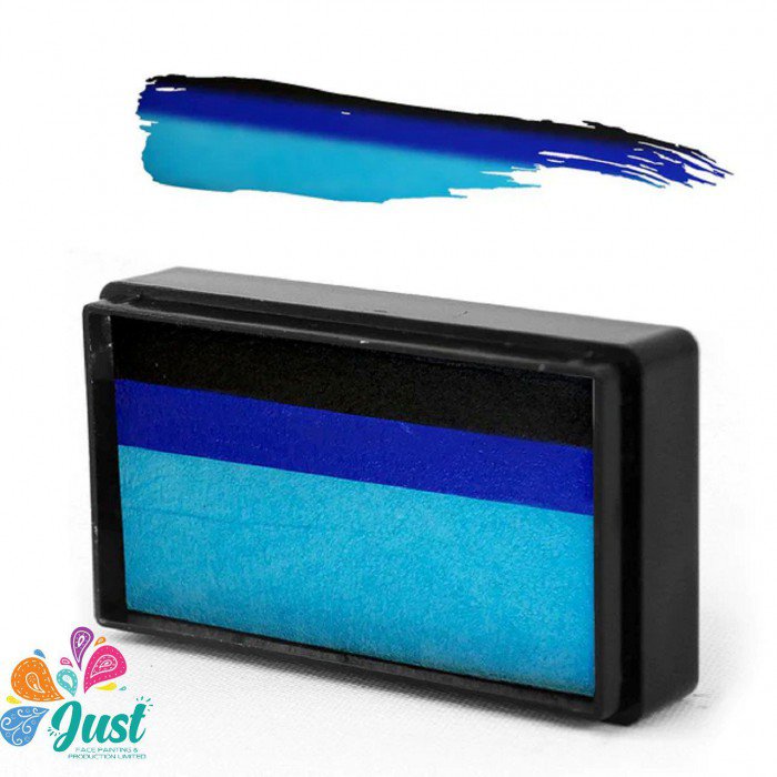 Sillyfarm BRUSH CAKE - Susy Amaro's EZ SHIMMER Collection "Sapphire Blue" Arty Brush Cake