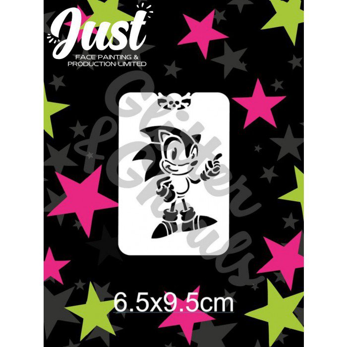 Glitter & Ghouls Stencils - Son!c the Hedgehog