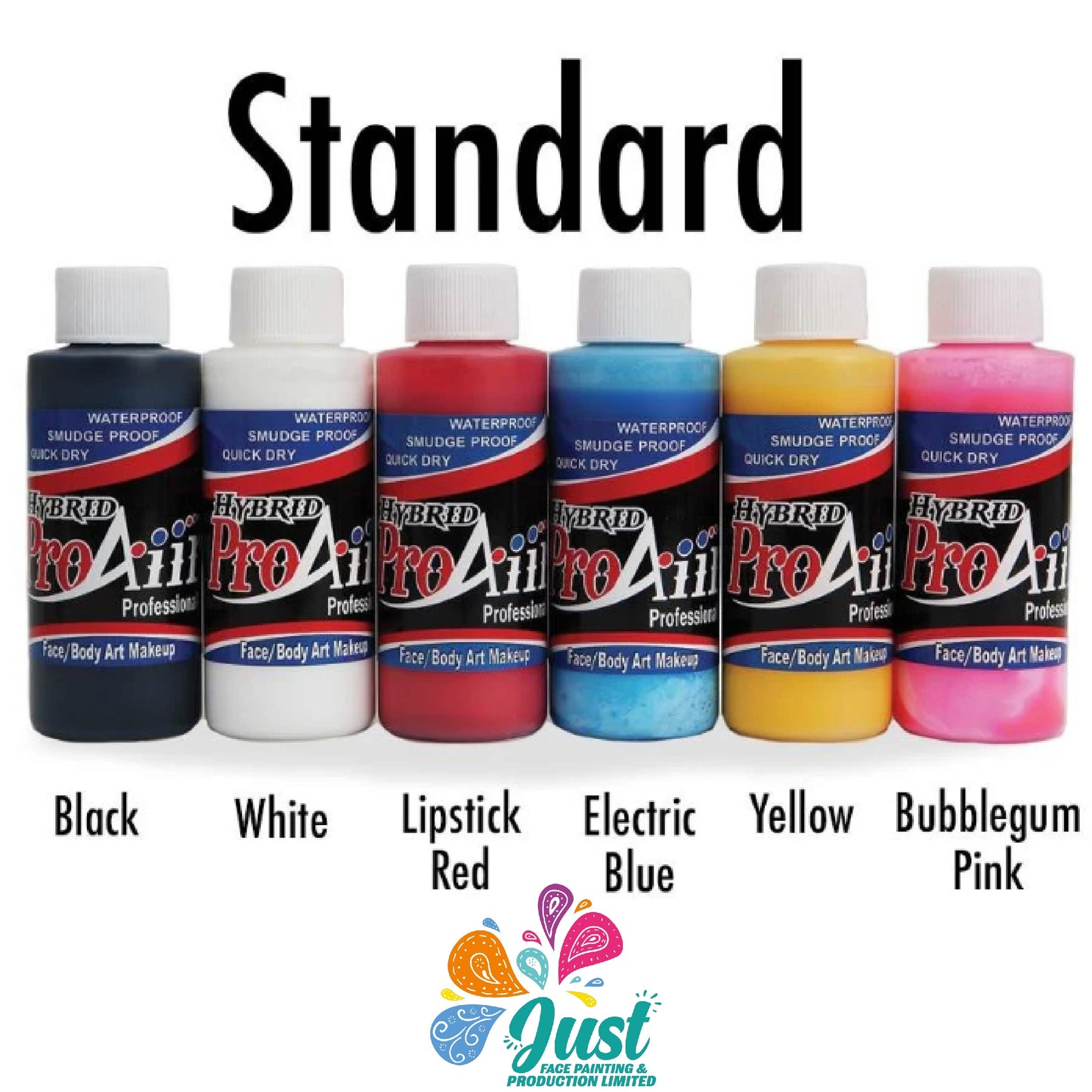 Waterproof Paint - ProAiir Hybrid - Any 6 bottle Airbrush Paint Set ( 2oz , 6 pack)