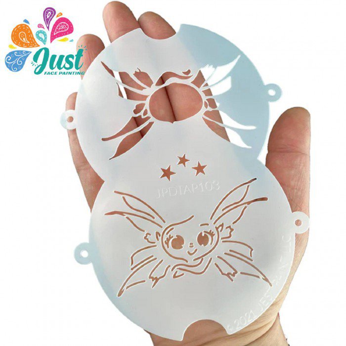 TAP 103 Face Painting Double Stencil - Big Eyes Fairy