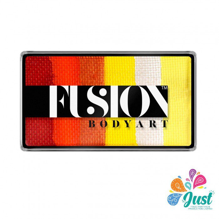 Fusion Rainbow Cake - Leanne's Face Painting Petal Cake | Leanne's Flaming Tiger