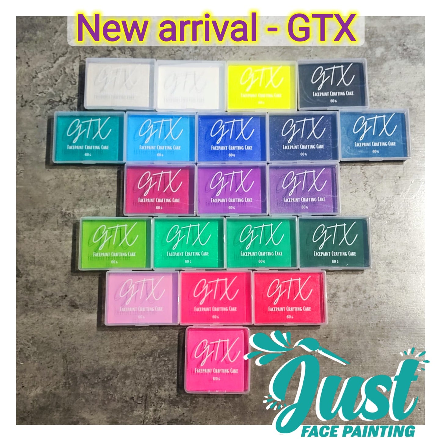 GTX Face Paint - Black - REGULAR - 60 g