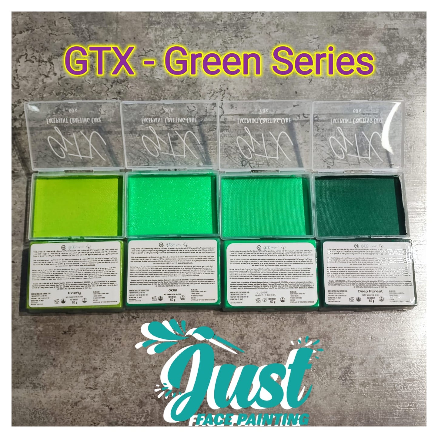 GTX Face Paint - Black - REGULAR - 60 g